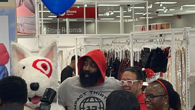 James Harden Secret Santa Experience